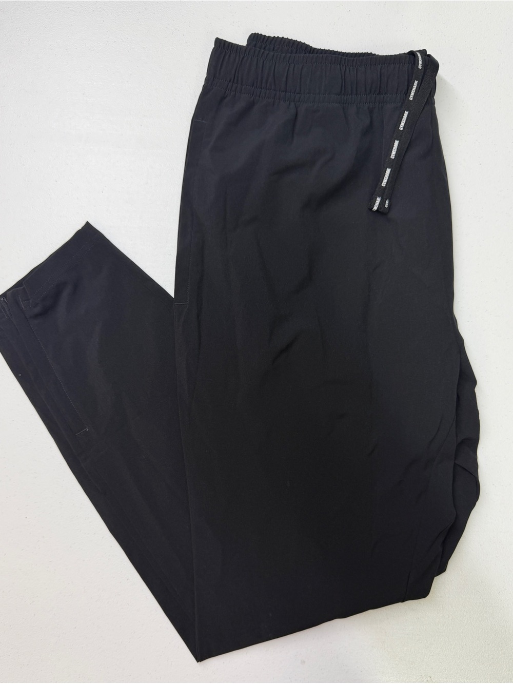Gymshark Arrival Woven Joggers Black Menβs M Ankle Zip